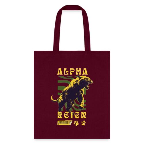 Unleash The Inner Alpha: Fierce Animal Print - Tote Bag