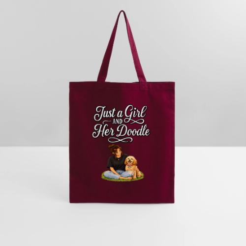 Just a Girl and Her Doodle | Dog Mom Design - Tote Bag