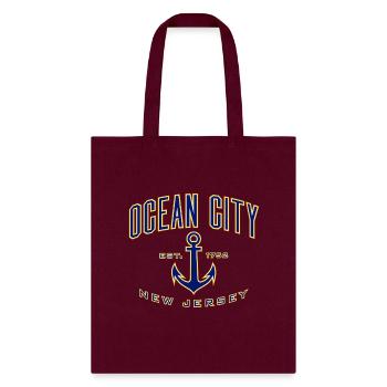 Ocean City Nj For - Tote Bag - burgundy - Front