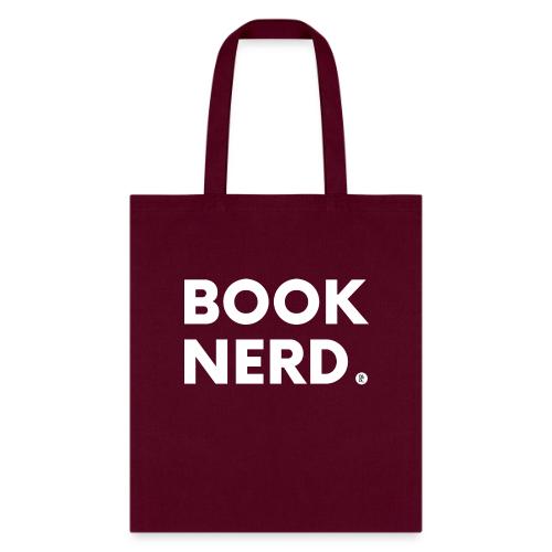 Book Nerd in White - Tote Bag