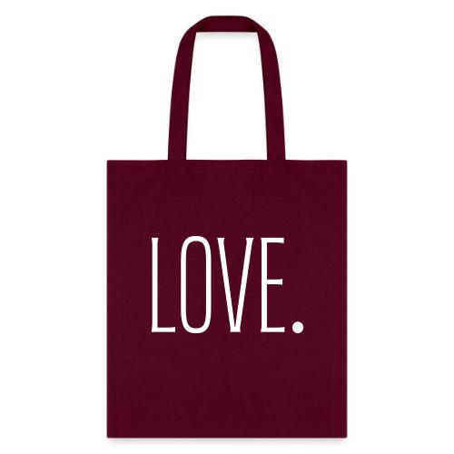 Smoon City_Just Text 6 Love Thin White - Tote Bag