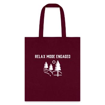 Relax - Tote Bag - burgundy - Front