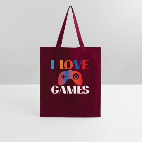 I Love Games Rainbow Controller - Tote Bag