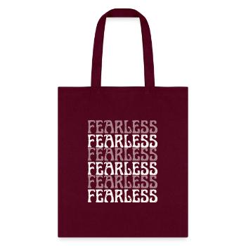 basic tee - Tote Bag - burgundy - Front