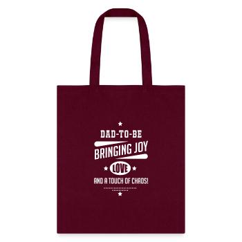 Dad Dad ToBe Bringing - Tote Bag - burgundy - Front