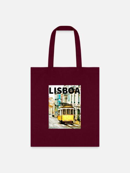 Lisboa - Tote Bag - burgundy