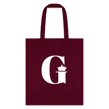 G - Tote Bag - burgundy - Front
