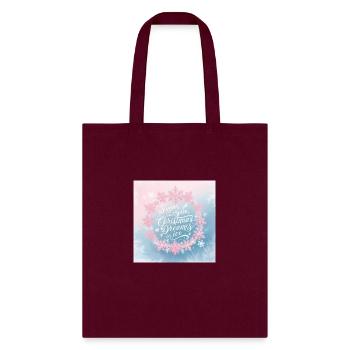 Frosted dreams - Tote Bag - burgundy - Front
