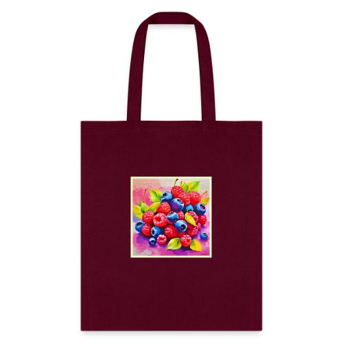 Colorful Berry Feast - Tote Bag