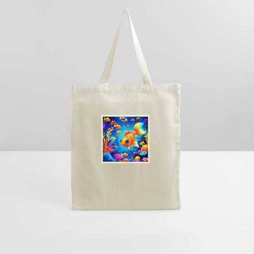Vibrant Underwater Fish World Design - Tote Bag