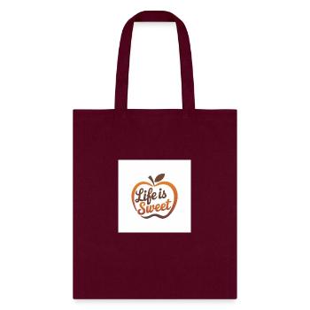 original - Tote Bag - burgundy - Front