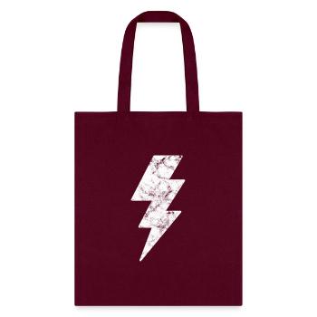 Lightning Bolt For And Tops - Tote Bag - burgundy - Front