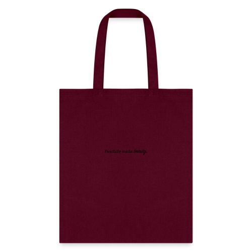 fearfully made beauty - Tote Bag