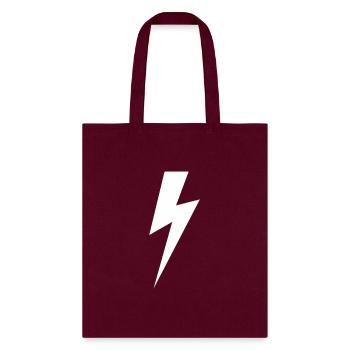 Lightning Bolt For And - Tote Bag - burgundy - Front