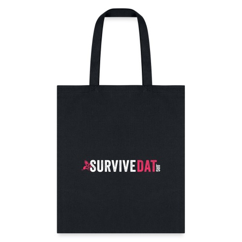survive dat final logo horizontal pink white notag - Tote Bag