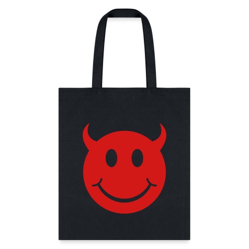 Smiley Devil Face - Tote Bag