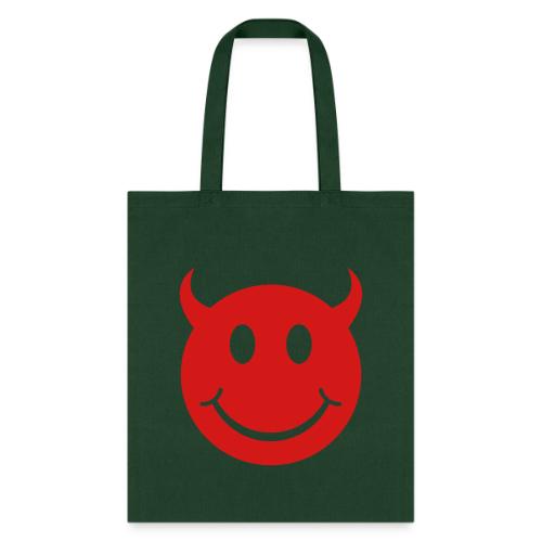 Smiley Devil Face - Tote Bag
