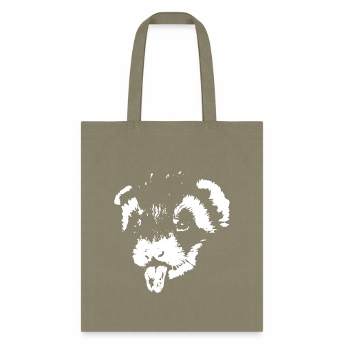 Sweet Cheeky Nimble Pet Head Stick Out Tongue Gift - Tote Bag