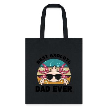 Axolotl as a pet - Tote Bag - black - Front
