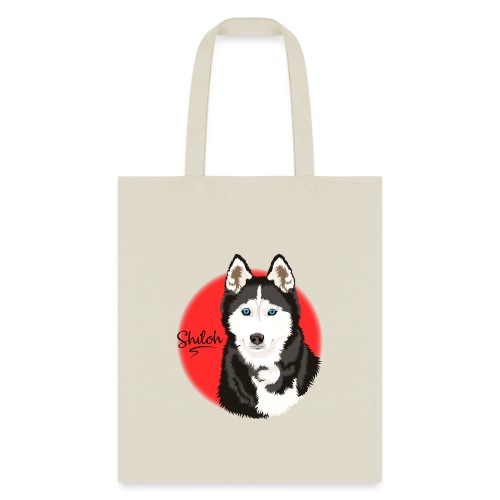 Shiloh the Husky from Gone to the Snow Dogs - Tote Bag