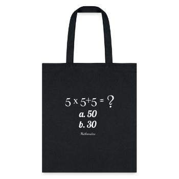 Mathematics - Tote Bag - black - Front