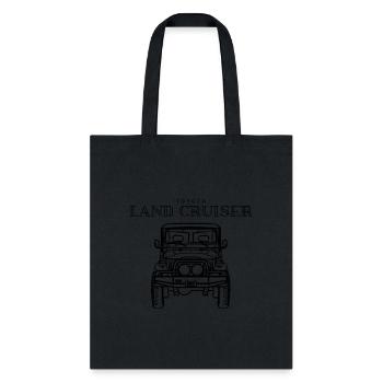 Toyota Land Cruiser J40 Off-Road Car - Tote Bag - black - Front