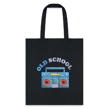 Old School Ghettoblaster Retro - Sac fourre-tout - noir - Devant