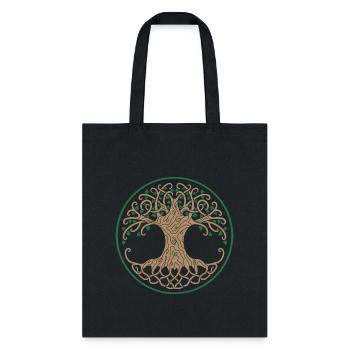 Celtic Tree - Tote Bag - black - Front