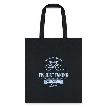 Scenic Route Cycling Tee - Tote Bag - black - Front