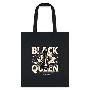 Black Queen The Most Powerful Chess African USA - Tote Bag - black - Front