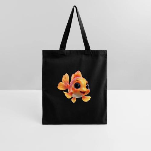 Cheerful 3D Orange Baby Fish - Tote Bag