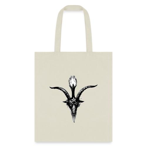 Eliphas Levi's Baphomet Head - Tote Bag