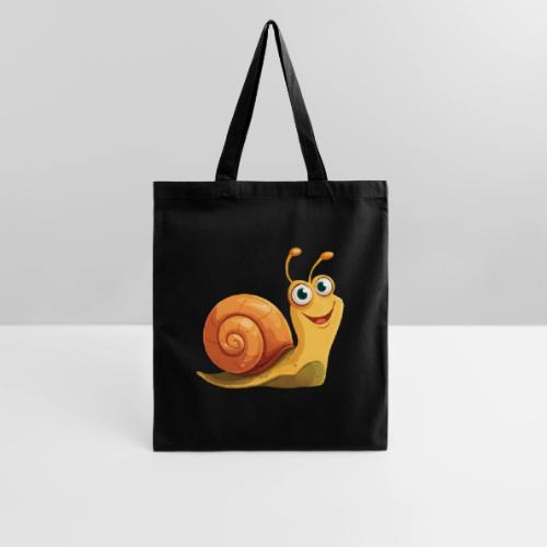 Happy Cartoon Snail with a Smile - Tote Bag