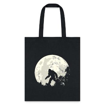 Bigfoot Moon Sasquatch - Tote Bag - black - Front
