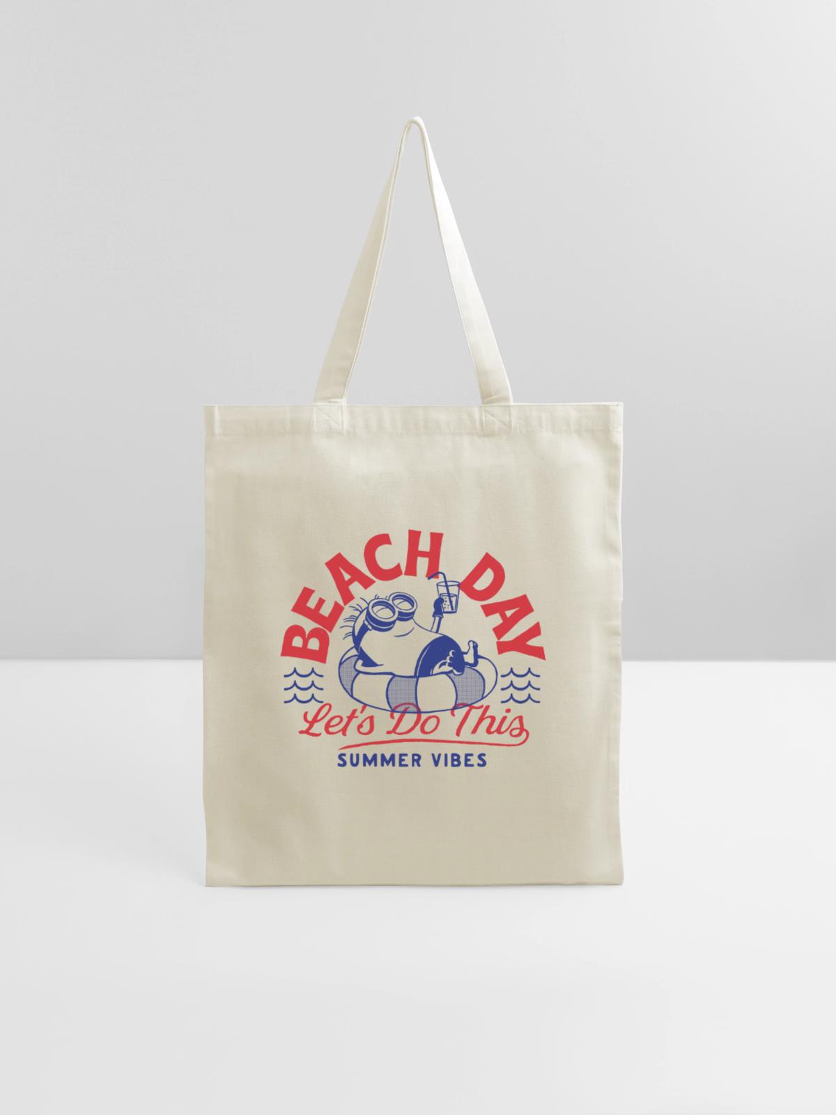 Minions Phil Beach Day Summer Vibes - Tote Bag - natural - Front