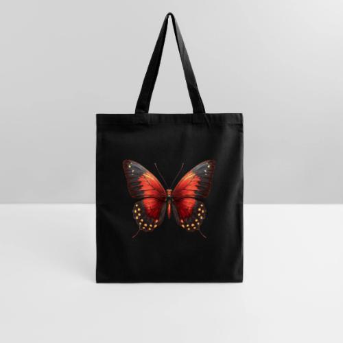 Bright Red, Black, and Yellow Butterfly - Tote Bag