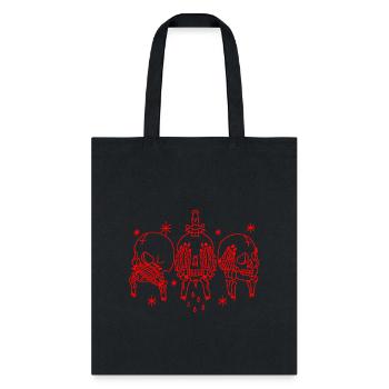 Speak No Hear No See No Evil - Tote Bag - black - Front