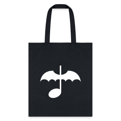Music Note with Bat Wings - Tote Bag