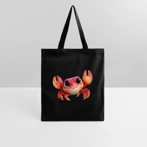Cheerful Red Baby Crab Character - Tote Bag