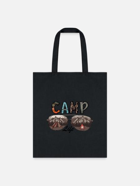 Camp Life - Tote Bag - black