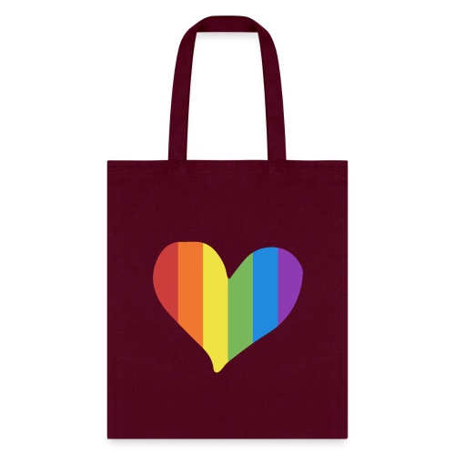 Pride Rainbow Heart - Tote Bag