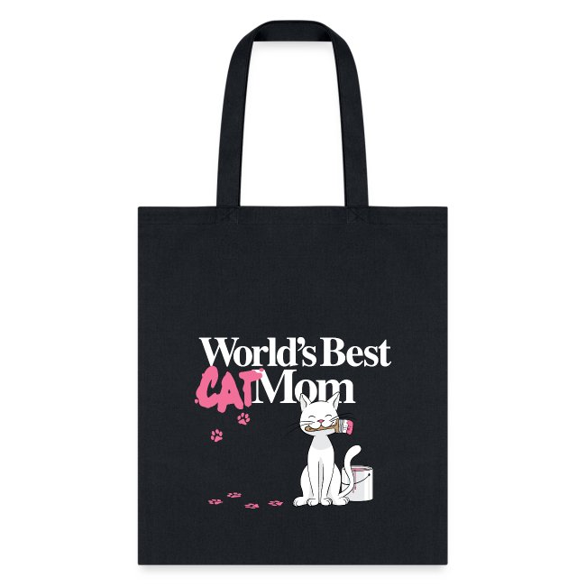 mothers day cat tote