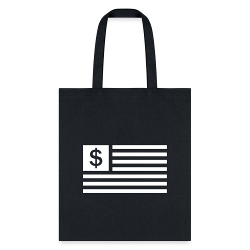 American Dollar Sign Flag - Tote Bag