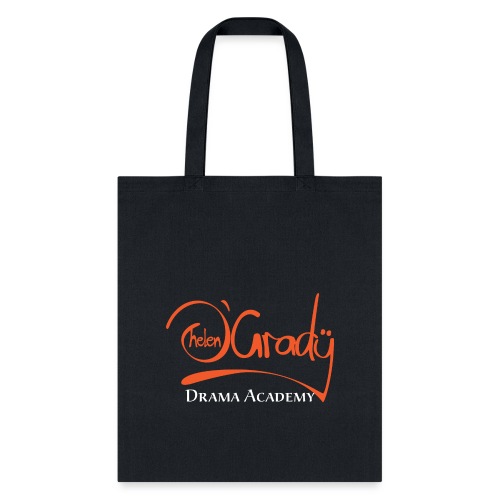 Helen O'Grady Orange Logo on Black - Tote Bag
