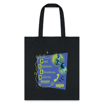 Beetlejuice 2 DEAD: Deal Explain Attention Deliver - Tote Bag - black - Front