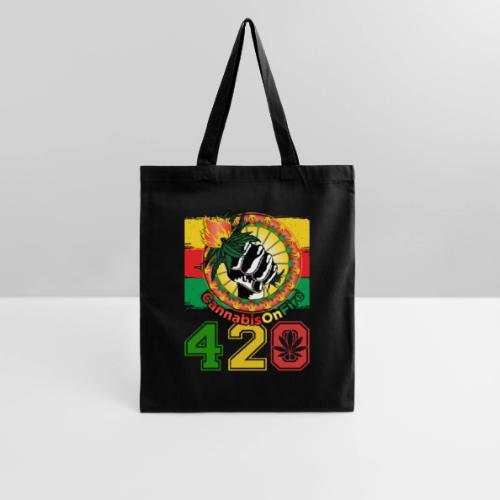 Antic 420 OnFire Herb Weed Marijuana Design - Tote Bag