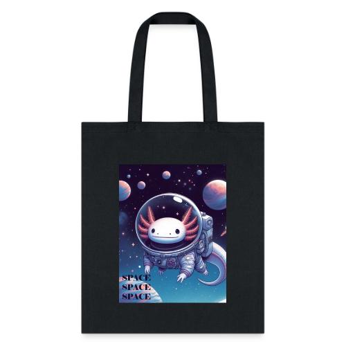 Axolotl Astronaut - Cute Axolotl Space Explorer - Tote Bag