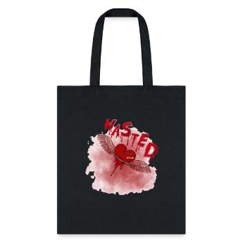 WASTED Broken Heart - Tote Bag - black - Front