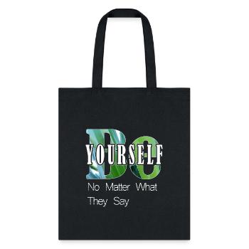Be Yourself - Tote Bag - black - Front