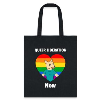 Queer Liberation Now - Tote Bag - black - Front